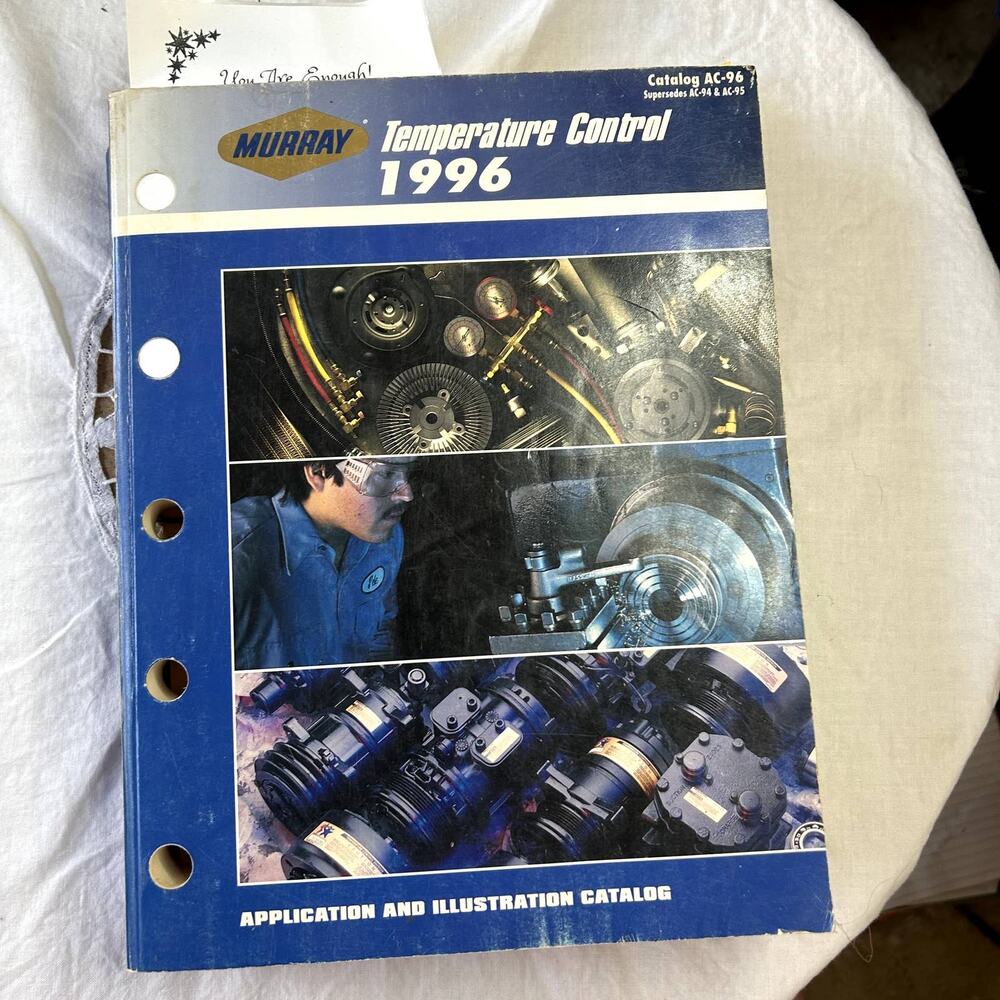 SKU 1634 Murray 1996 Temperature Control Catalog AC-96 Cooper Moog USA